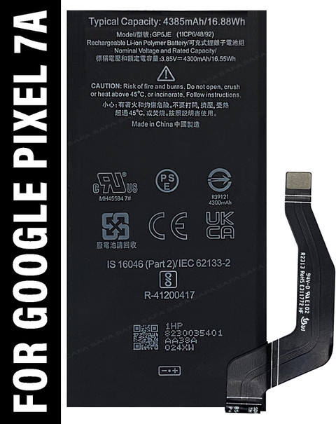 Safa Mobile Battery For Google Pixel 7A 4385mAh Price in India
