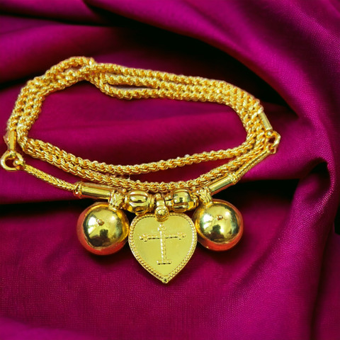 TGS GOLD COVERING Traditional Christian Thali Chain for Womens 24