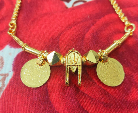 TGS GOLD COVERING Traditional Thali Chain for Women Girls 24