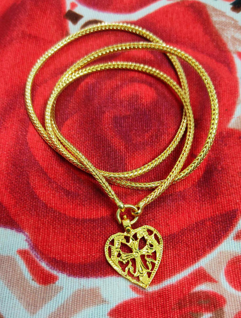 TGS GOLD COVERING Latest Thali Chain Long Chain 30 Inch for Womens  Gold-plated Plated Copper Chain