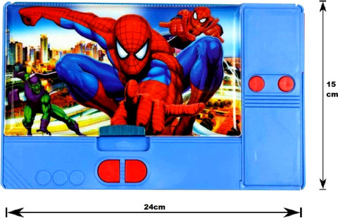 Flipkart.com | Zahuu Jumbo Spiderman Pencil Box With Inside 6