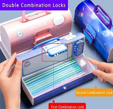 Flipkart.com | ZAKURA Double lock geometry Unicorn, Pink Art