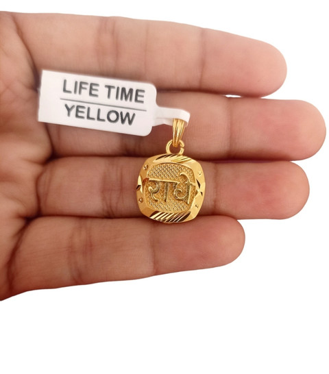 SAPNA PALACE ENTERPRISE RADHE PENDANT WITH MICRO GOLD PLATED Gold