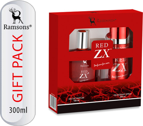 Perfume DVDセット Buy RAMSONS Red Zx Gift Pack Eau de Parfum - 300 ml Online In