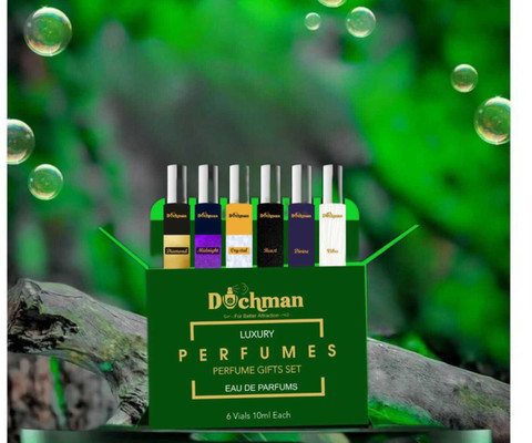 DUCHMAN Pack for Men women |6x10Ml| Premium fragrance with  Celebrity Eau de Parfum 60 ml