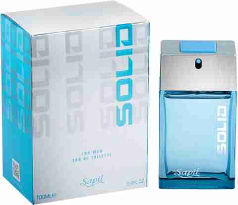 Sapil Solid Blue EDT Perfume For Men (Imported From Eau de Toilette  100 ml