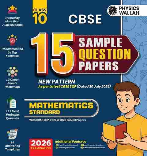 PW CBSE Class 10 Mathematics Sample Papers 2026 | 15 Papers + Mind Maps ...