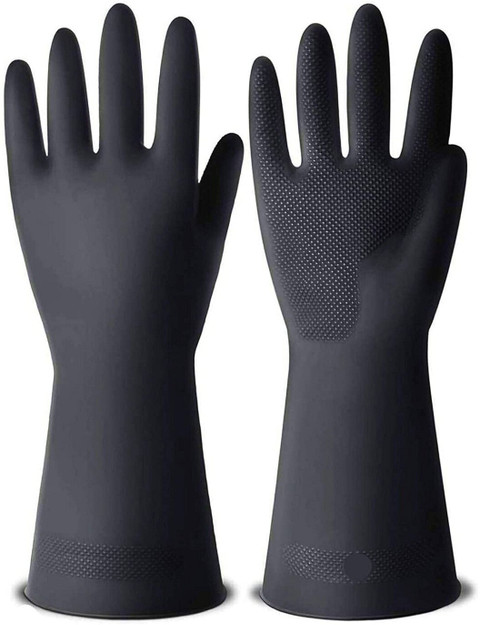 RBGIIT Pair Chemical Resistant Gloves,Waterproof Work Heavy Duty