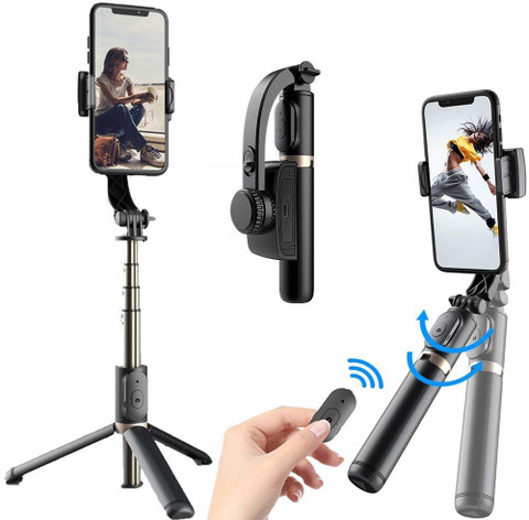 Tripod Phone And Camera Stabilizer Hold Up 1-Axis Handheld Gimbal