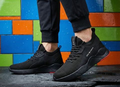 Airhype Sneakers for Men (Black, Size 7) - Image 6