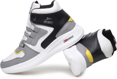 siro Buy Zixer Men's Synthetic Leather High Top Casual Shoes for