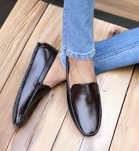 aadi Men's Synthetic Leather Outdoor Formal Casual Slip On Loafer