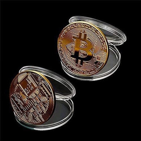 Mridshala Bitcoin With Stand Decorative Showpiece - 4 cm Price in