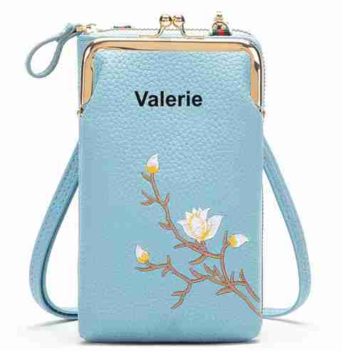 valerie Blue Sling Bag Small Crossbody Phone Sling Bag for Women