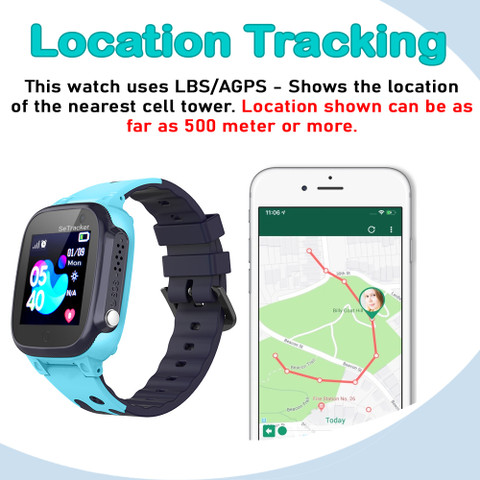 SeTracker Connect2Kidz LBS-M2 Smartwatch for Kids Safe 2-Way
