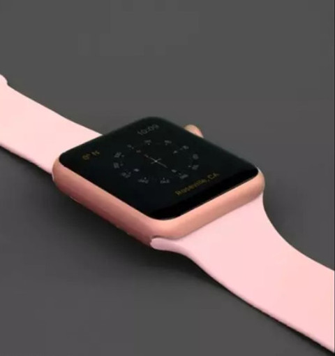 FUTURESTARRKK Track Your Progress with T500 S8 Pink Smart Watch: Pedometer  Included Smartwatch