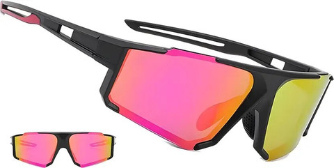 Crooks Polarized, UV Protection Cycling, Running, Sports Unisex Sunglasses  (Free Size) Cricket Goggles