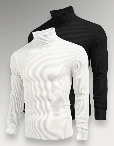 high neck formal dress men Shop ICONIC Men Black Solid High Neck Regular Fit Overcoat Online – Iconic  India main image 0