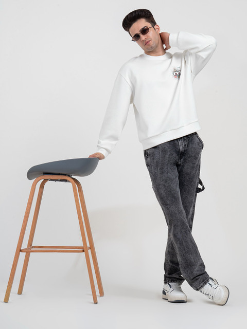 RED TAPE Full Sleeve Graphic Print Men Sweatshirt - Buy RED TAPE