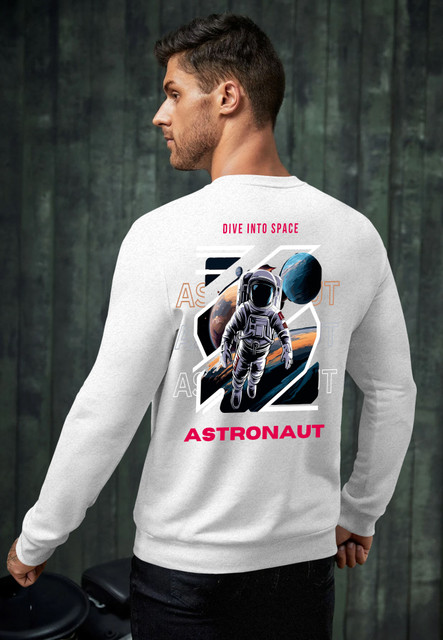 Trend Twist Full Sleeve Printed Men Sweatshirt - Buy Trend Twist