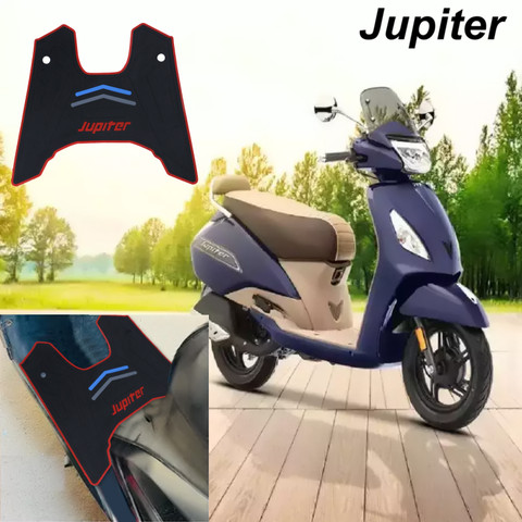 DRAXAN Foot Mat Compatible for Jupiter Two Wheeler Mat TVS Jupiter