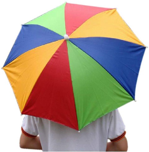 INFISPACE Umbrella Headwear Cap Hat for Outdoor Sun Rain