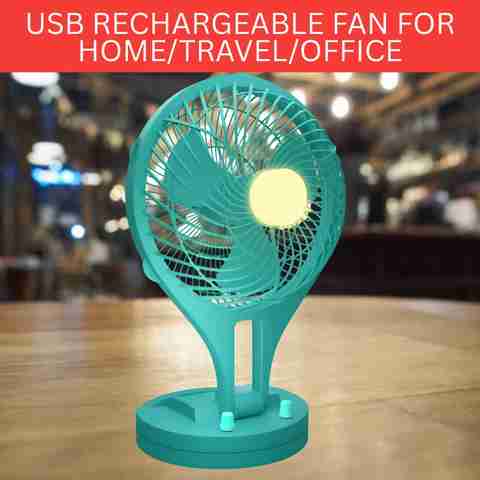Small Wave Fans YAROH Wave Personal Rechargeable Table fan With Wind Speed Fan For Home ...