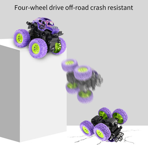 blue seed Action Toys Mini Off-Road Vehicle Stunt Car Mini Monster Truck  Enjoy Sports Toys