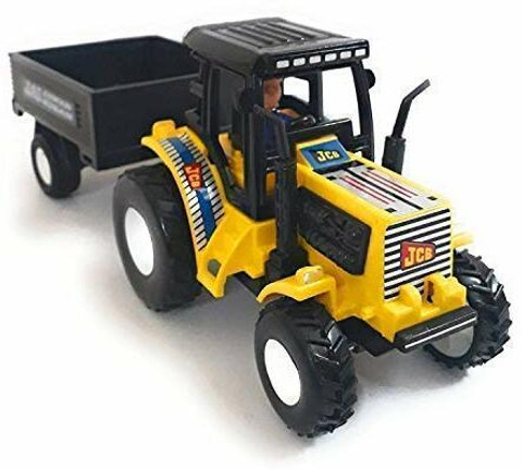 Sani International Toy world Pull Back Tractor with trolly Toy
