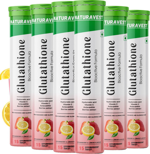 glutathione reductase mechanism Naturavest Glutathione Effervescent Tablet For Glowing Skin,(Strawberry &  Lemon) Flavor Price in India