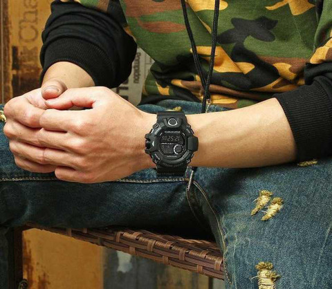 TERIZLA Jee Shock Black Original G shock Waterproof Sports