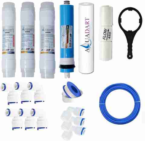 AquaDart Complete RO Service Kit Of Membrane & Filter For Water ...