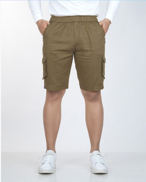 jaydwarkadhish Solid Men Beige Cargo Shorts Buy jaydwarkadhish