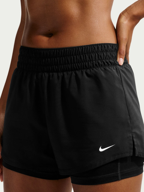 solid black nike shorts