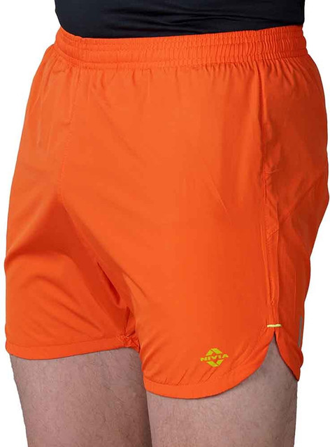 NIVIA Solid Men Orange Running Shorts Buy NIVIA Solid Men Orange
