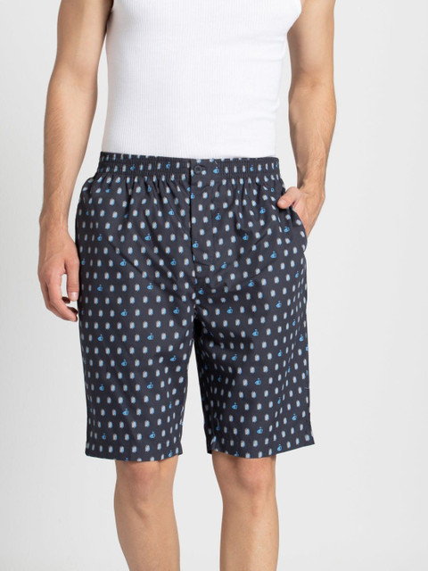 JOCKEY Printed Men Grey Bermuda Shorts Buy JOCKEY Printed Men