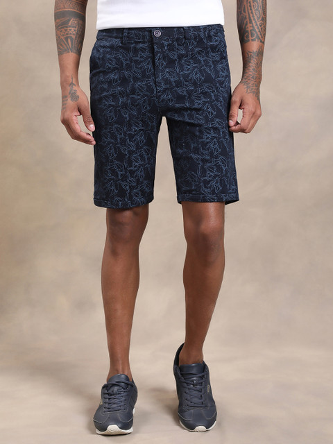 TURTLE Printed Men Dark Blue Casual Shorts Buy TURTLE Printed