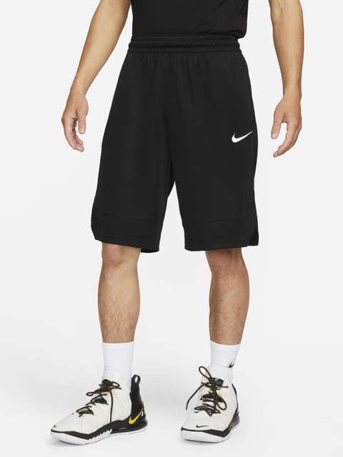 NIKE Printed Men Black Basic Shorts Buy NIKE Printed Men Black