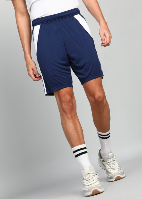 ADIDAS Color Block Men Blue Sports Shorts - Buy ADIDAS Color Block