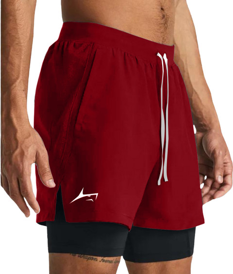 Prosharx Solid Men Grey Sports Shorts Buy Prosharx Solid Men