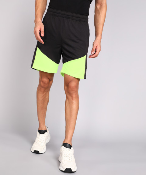 Mens Shorts Cheap Puma Track Shorts PUMA Color Block Men Black