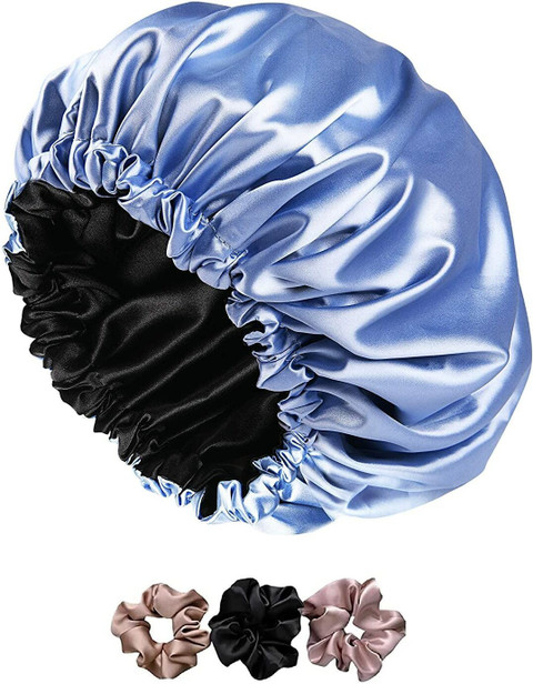 CEBADA Satin Silk Bonnet for Curley hair, night sleeping cap