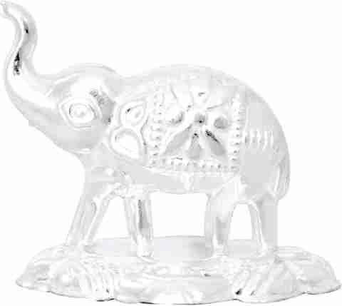 KMJ pure silver Elephant/hathi idol for pooja and vastu