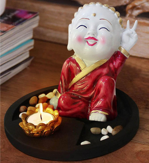 SLIDE Design：Buddha ランプ - 白 Buy Expleasia, Exuberant & Luxury Decor Buddha Showpiece, Statue