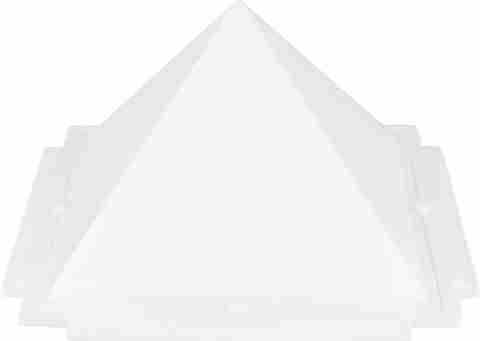 (*)様 wendy's pyramid 3raw white vastu-vigyan Vastu White Plastic Pyramid (3 Layer) | Vastu Pyramid