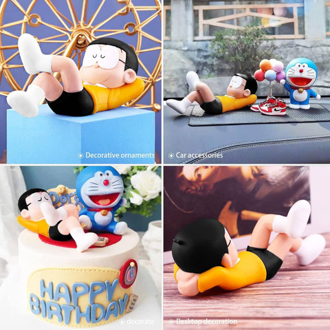 JITAHARAY Nobita Chilling Figurine,Nobita Cute Toy for Office Desk