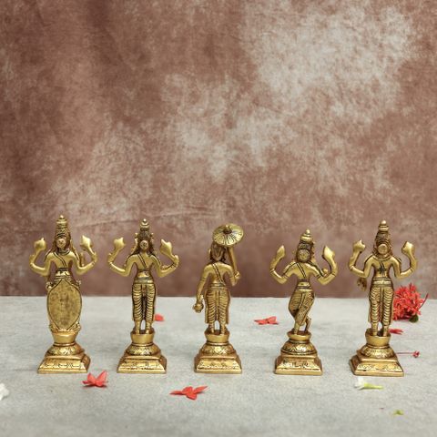 janijatra Brass Dashavatar Idol – 10 Avatars of Lord Vishnu in 6-Inch ...