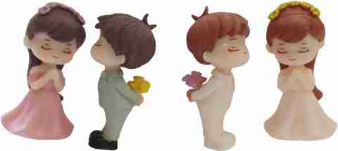tskutty COUPLE MINIATURE SET OT 2 PAIRS ( BOY AND GIRL MINIATURE