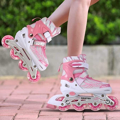 TRENDLER Skating Shoes for Boys, Girls Wheel Inline Skates Age to 15  Years In-line Skates Size Free UK