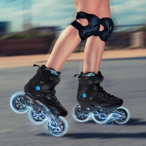 TRENDLER Wheel Inline Skates Skating Shoes for Boys and Girls In